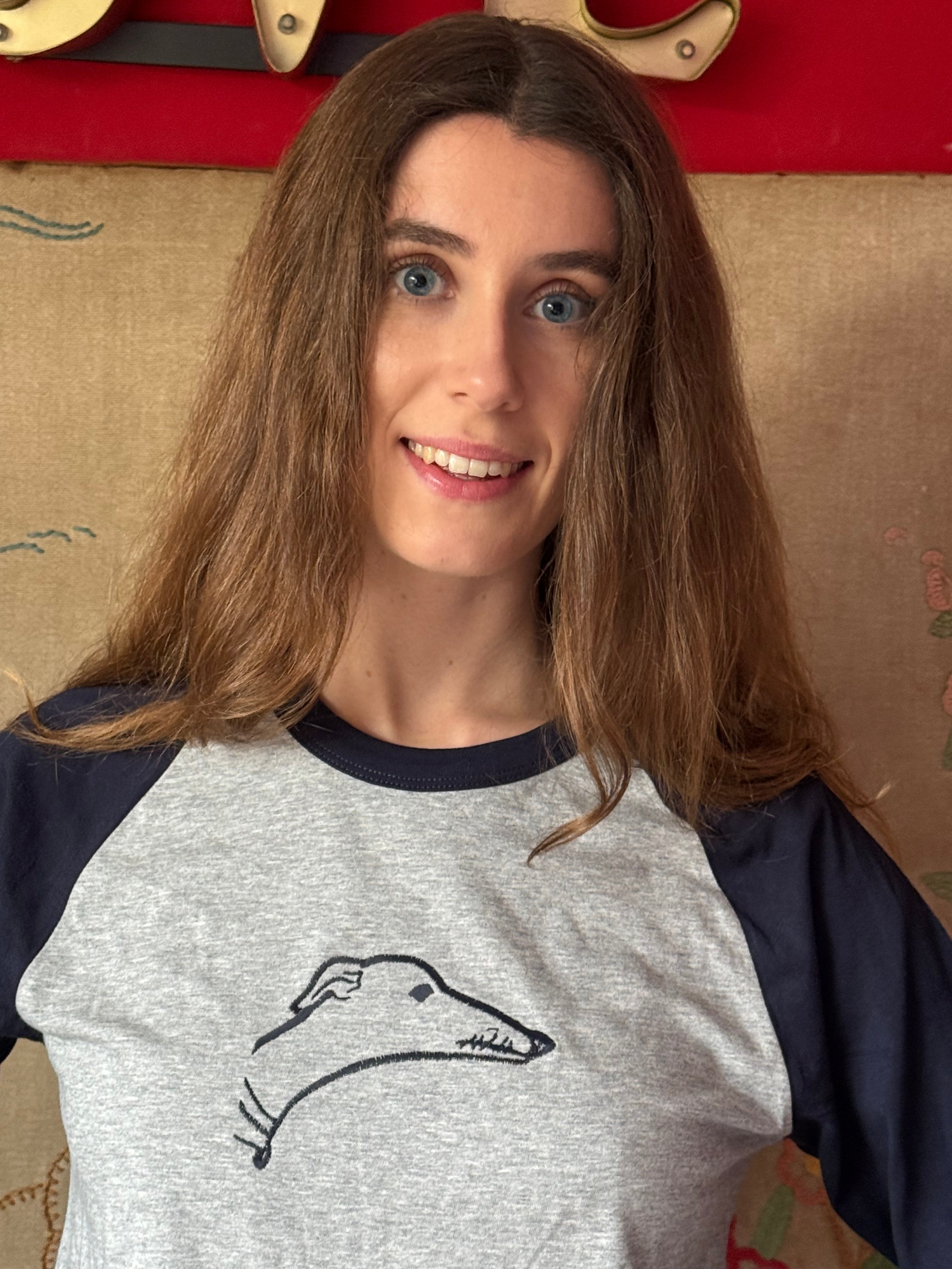 Side Hound Sighthound Baseball Organic Shirt XXS