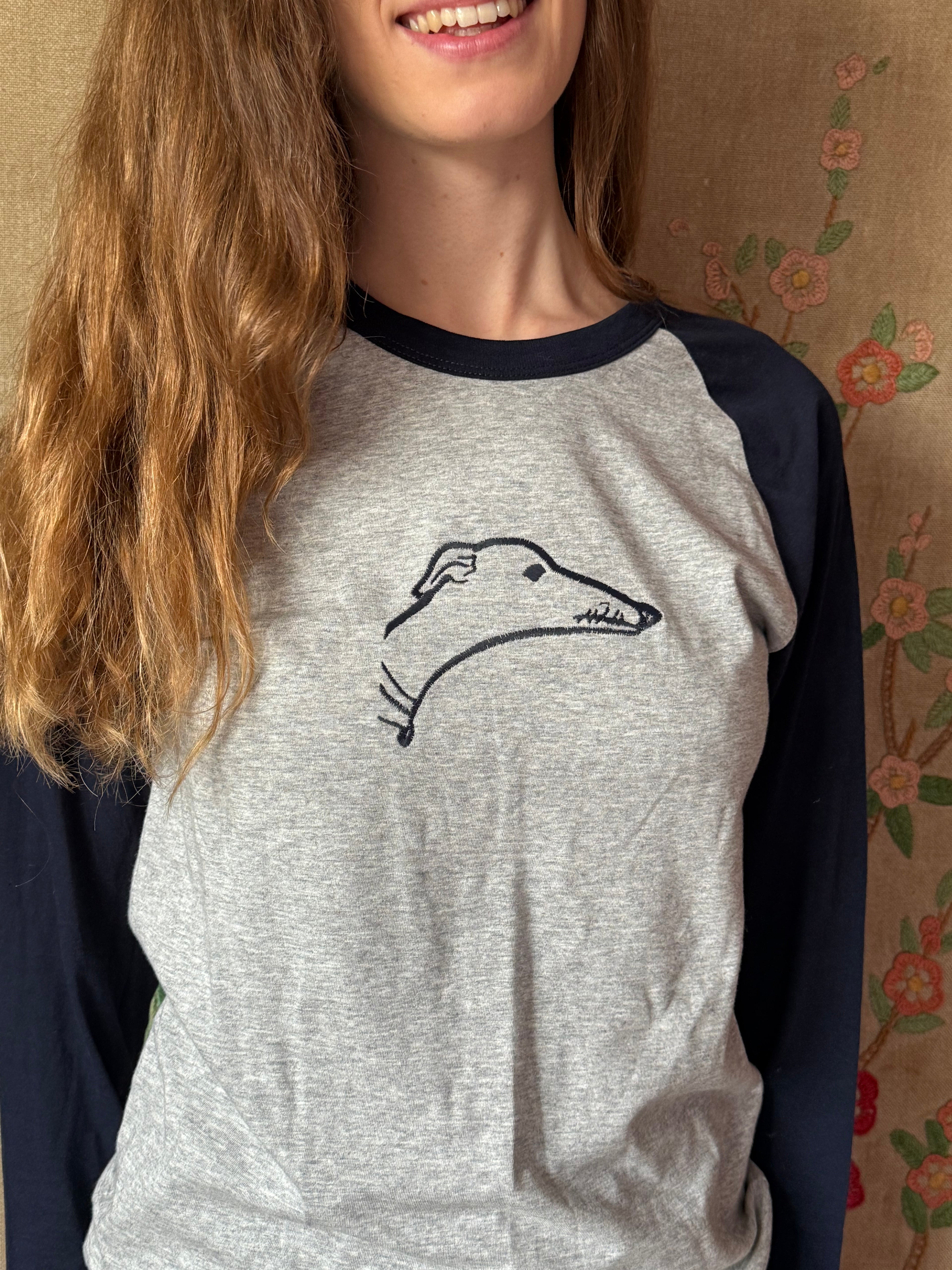 Side Hound Sighthound Baseball Organic Shirt XXS